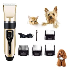 Máquina de Aparar Pêlos de Animais Bivolt Usb