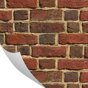 Papel De Parede Pedra Tijolinho Barro