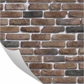 Papel De Parede Vintage Tijolo 0,57 X 3M