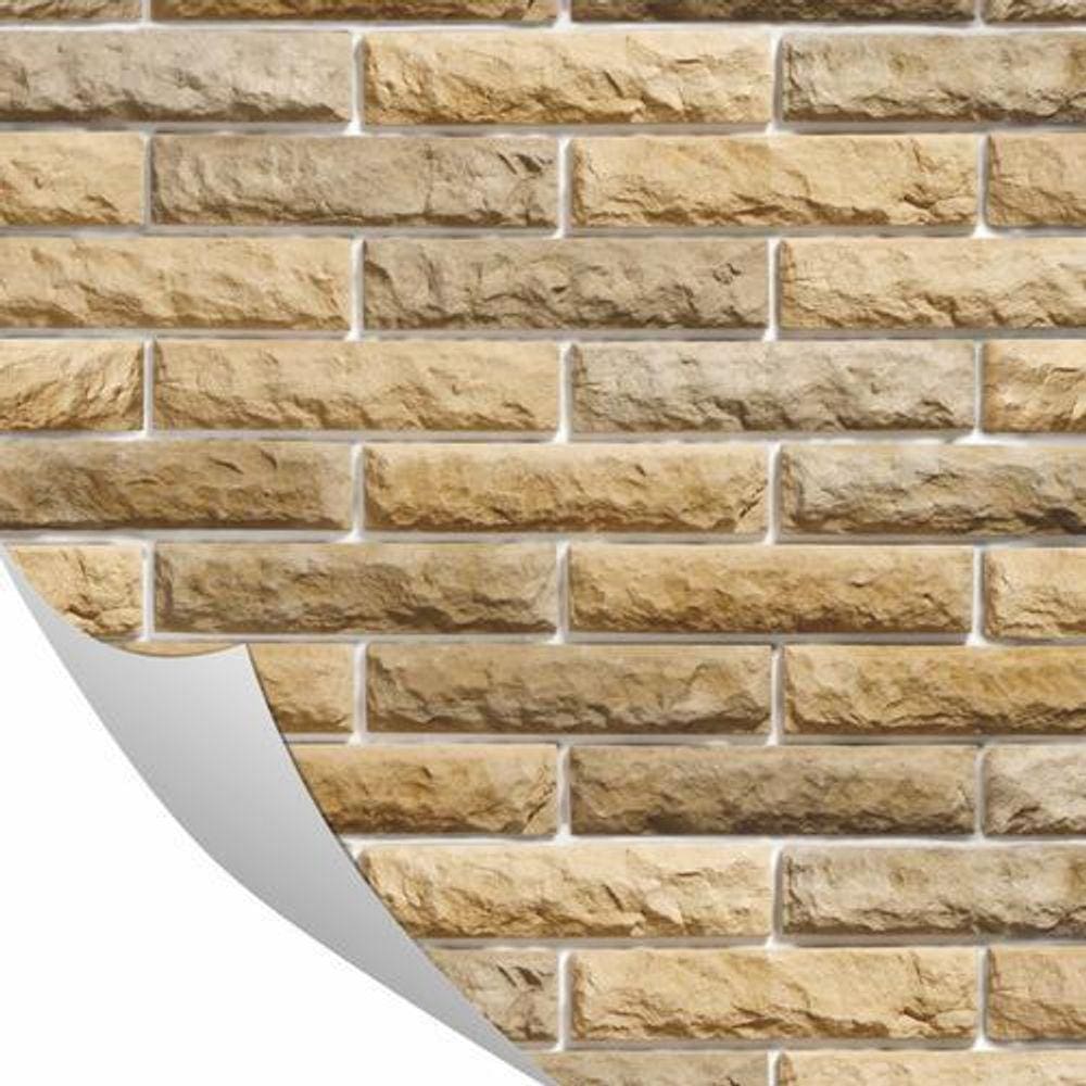 Papel De Parede Tijolo Vintage Antigo 0,57 X 3M