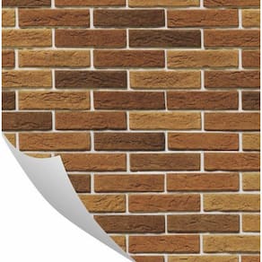 Papel De Parede Tijolo Demolição Autocolante 0,57 X 3M