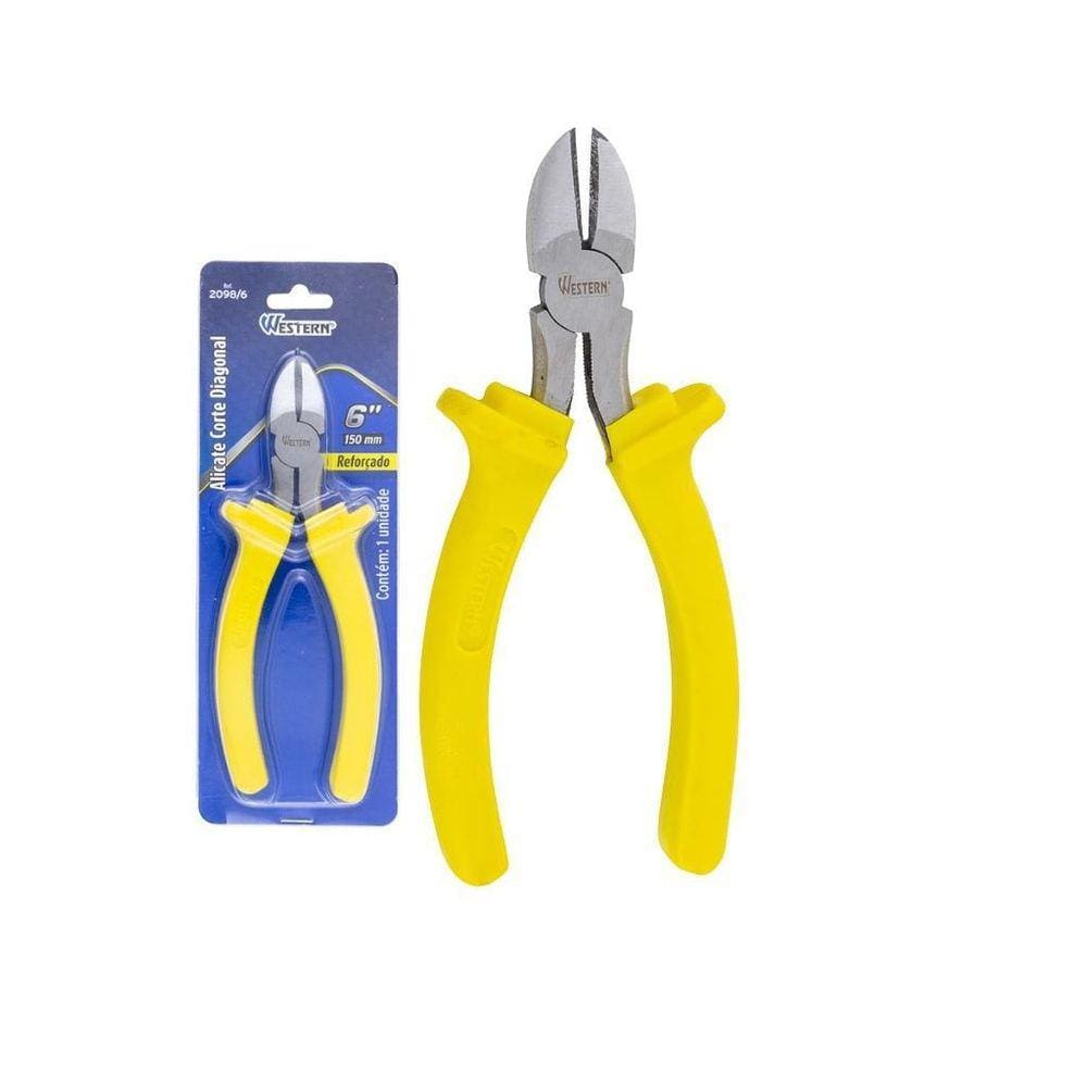 Alicate De Corte Diagonal 6 Polegadas Western