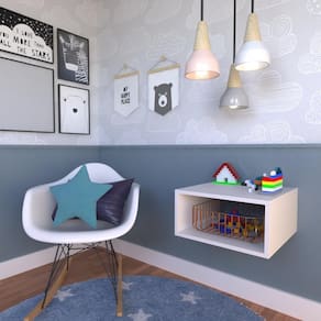 Nicho para Quarto Infantil Bramov Móveis Branco