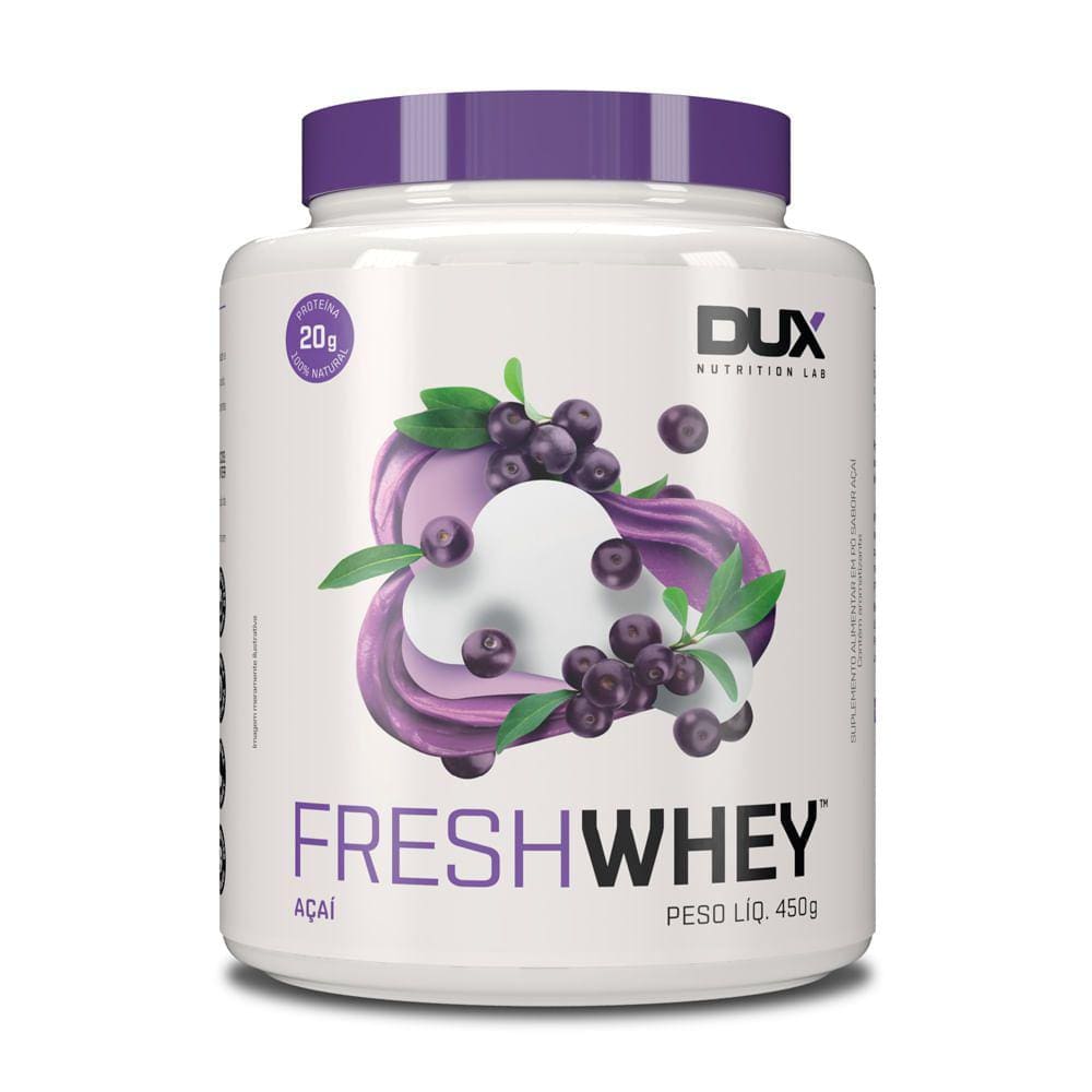 Fresh Whey Dux Sabor Açaí com 20g Proteína Pote 450g