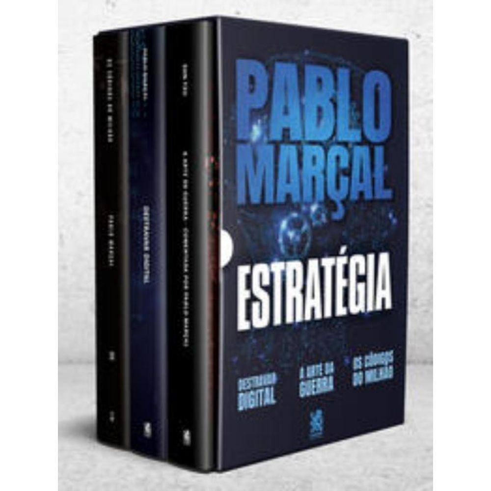 Coleção Estratégia Pablo Marçal - Box Com 3 Livros