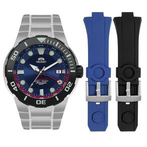 Relógio ORIENT Seatech GMT tinanium automático NH3TT001 D1GX