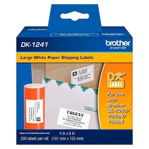 Etiqueta Brother DK-1241 Pre-Cortada 102x152mm
