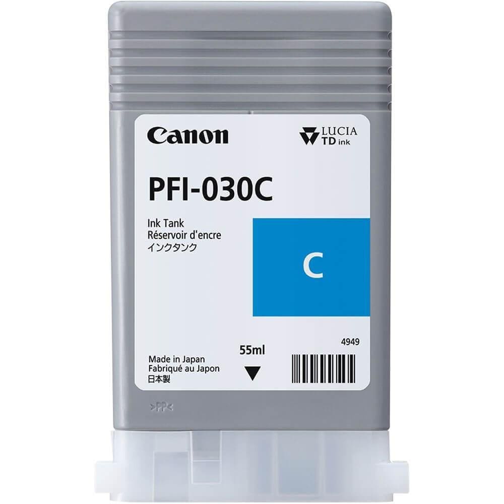 Cartucho Plotter Canon PFI 030 C Ciano