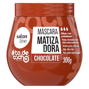 Máscara Capilar Matizadora Salon Line Choco To De Cacho 300g