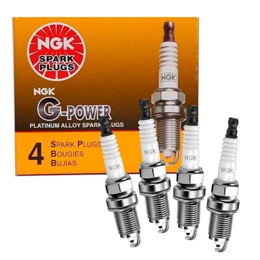 Jogo Vela De Ignição Fiat Punto 1.4 2008 A 2011 Gpower Ngk