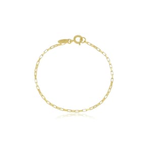 Pulseira Infantil Banhada A Ouro 18K