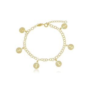 Pulseira São Bento Banhada A Ouro 18K