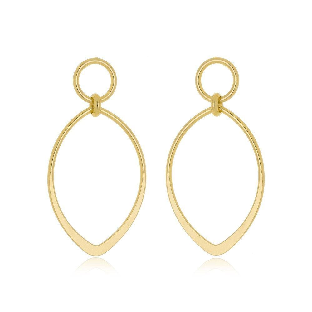 Brinco Banhado A Ouro 18K