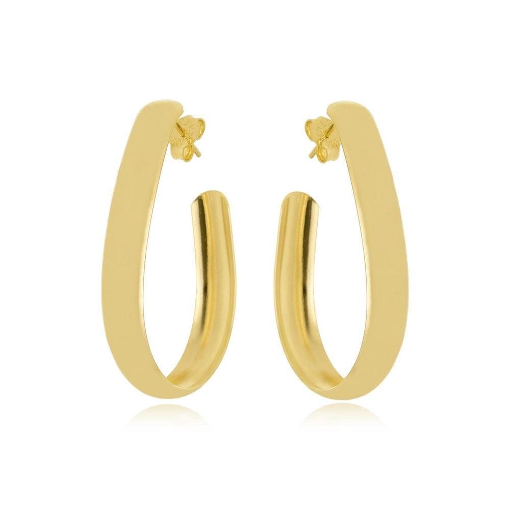Brinco Argola Banhado A Ouro 18K
