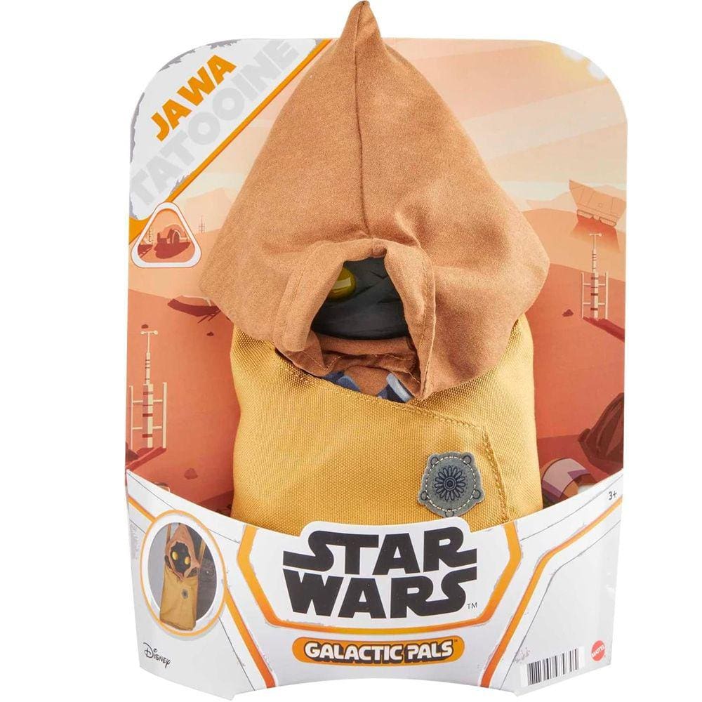 Boneco Pelúcia Star Wars Galactic Pals Jawa 30cm Mattel