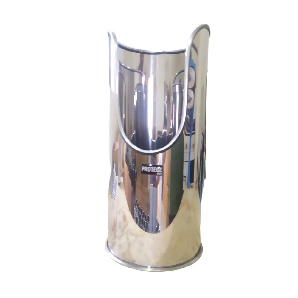 Suporte Inox Batom Para Extintores Pó 4 É 6 Kg.