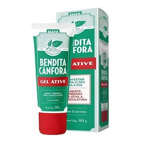 Bendita Canfora Gel Ative 80g Bravir Ativa Musculatura