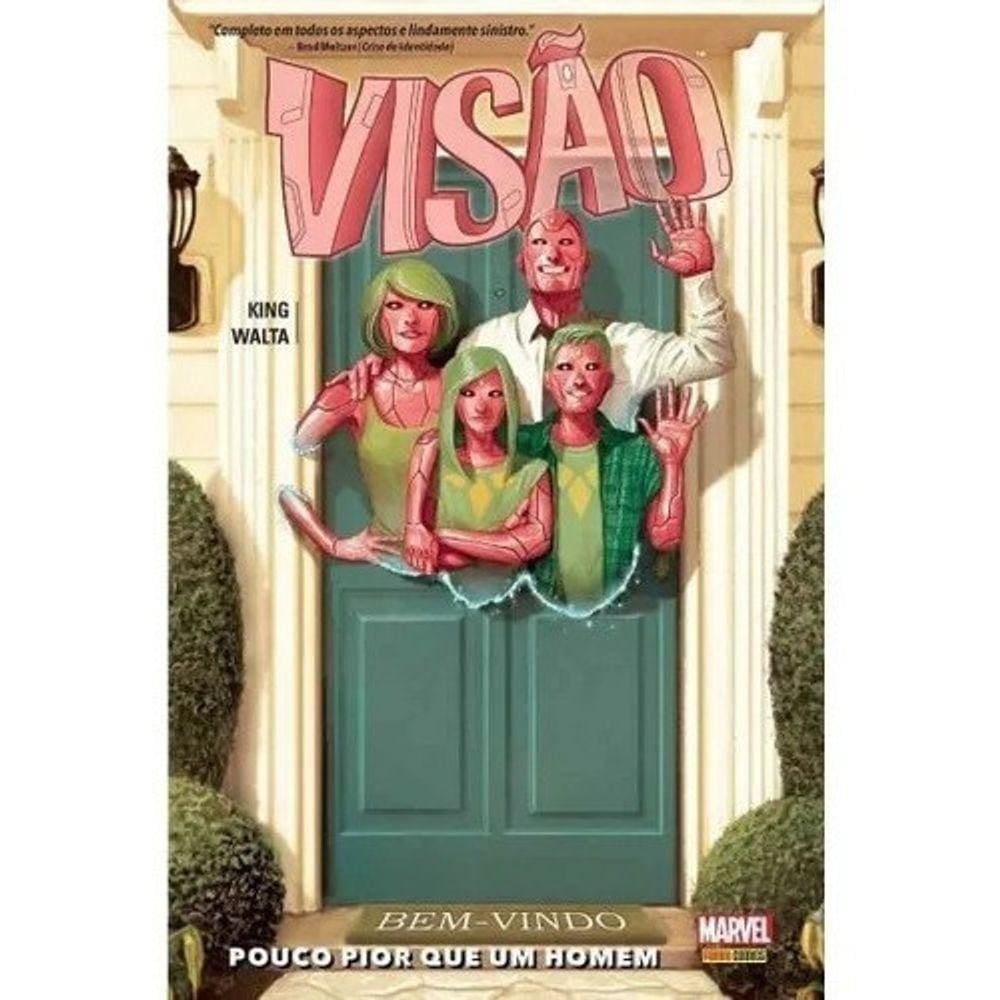 Livro Visão Pouco Pior Que Um Homem - Volume 1 Comic Marvel
