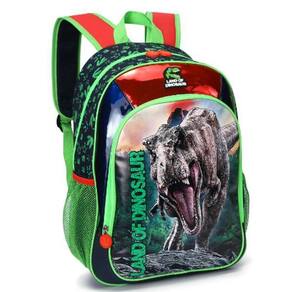 Mochila Land Of Dinossauro Dino Costas Tam G Infantil