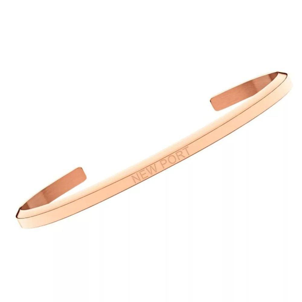 Bracelete Banhado a Ouro Rosé New Port