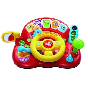 Toy Vtech Baby Tiny Tot Driver com veículos, cores e sons