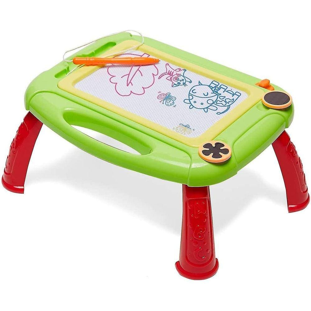 Prancha de desenho magnética Doodle Sketch Pad para crianças com carimbos
