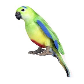 Animal de pelúcia Hansa, papagaio de peito laranja, 12 cm