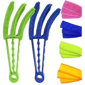 Escova ow Blind Duster, pacote com 2 unidades com 6 capas de microfibra