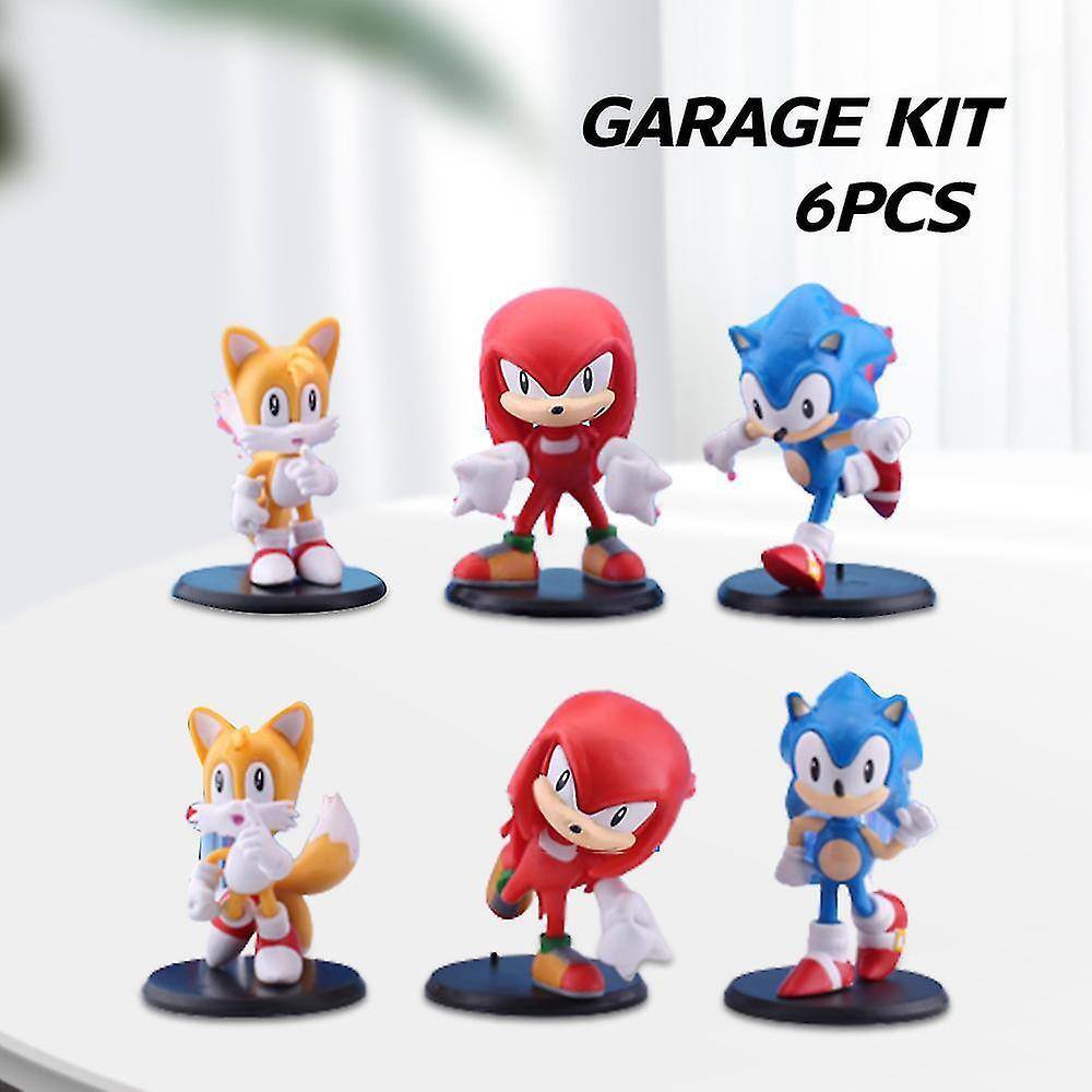 Figura: estátua, personagens de anime Toy Sajy Sonic, 6 unidades e 6 cm