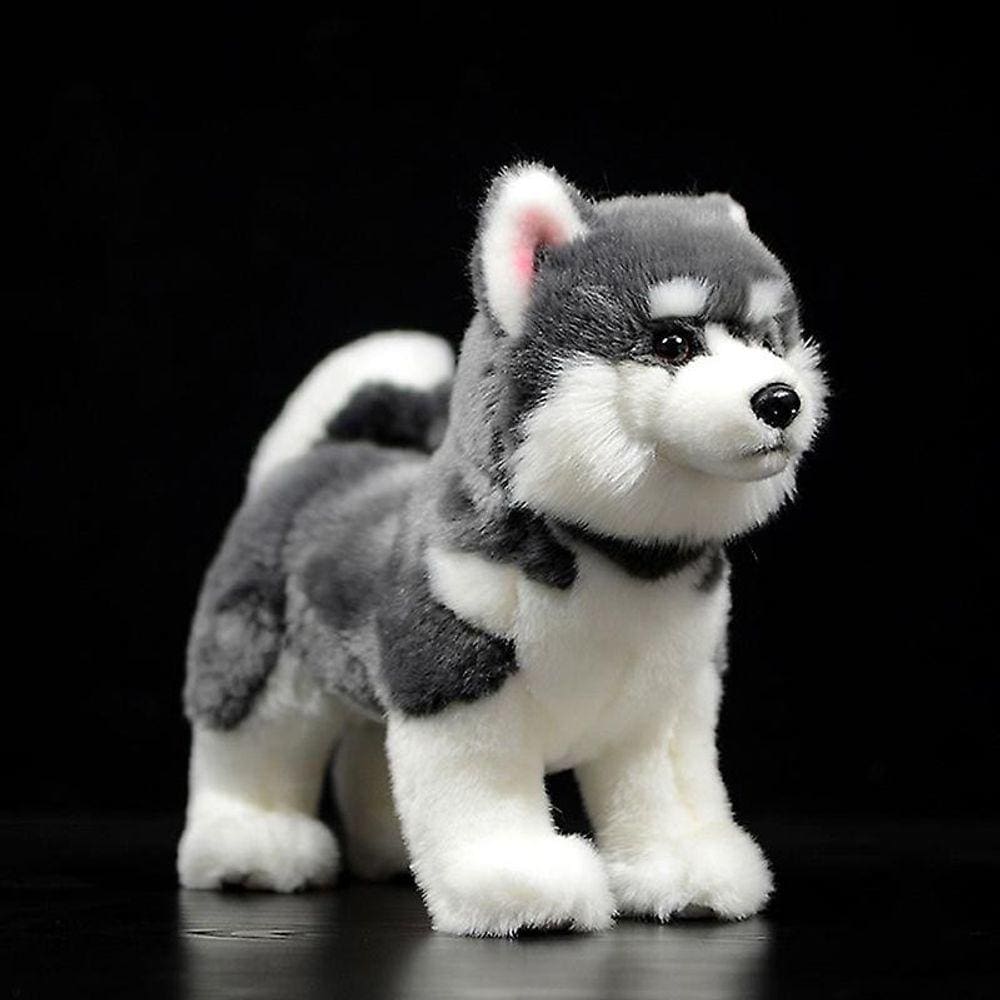 Cabeça de brinquedo de pelúcia infantil Plush Dog Doll 10 cm de altura 23 cm