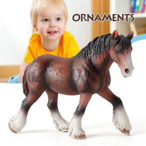 Figura de ação de PVC sólido com ornamento decorativo Sajy Horse