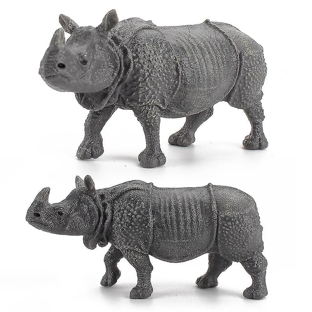Figura de ação de PVC sólido com ornamento decorativo Sajy Rhino
