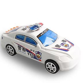 Police Car Toy Powered Friction Powered para meninos, bebês e crianças