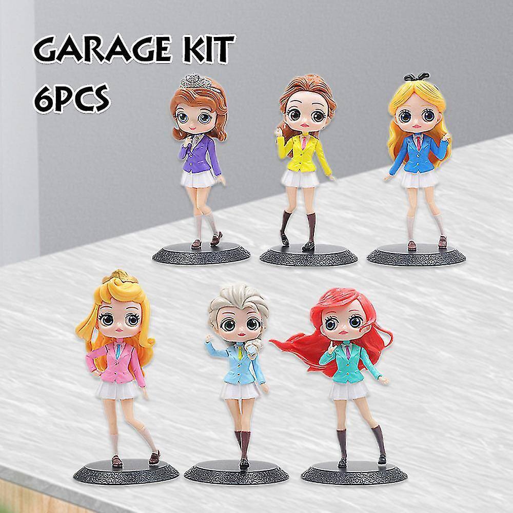 Figura Estátua Toy Sajy Cartoon School Uniform Princess 12cm