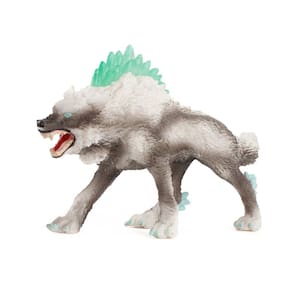 Ornamento decorativo Sajy Wolf Solid PVC Action Figure de 16 cm