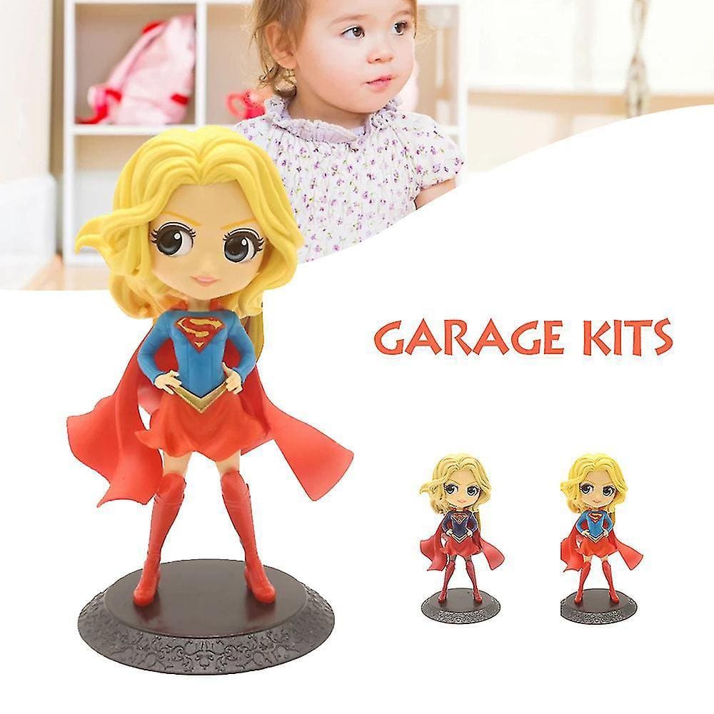 Figura Toy Sajy Cartoon Dc Hero Superwoman, modelo de estátua