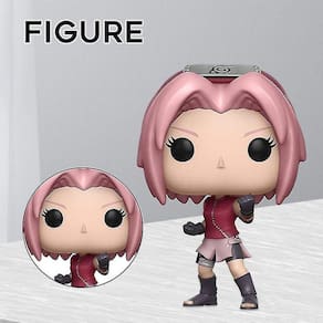 Figura Sajy Pop Anime Sakura Naruto Shippuden 10 cm em PVC