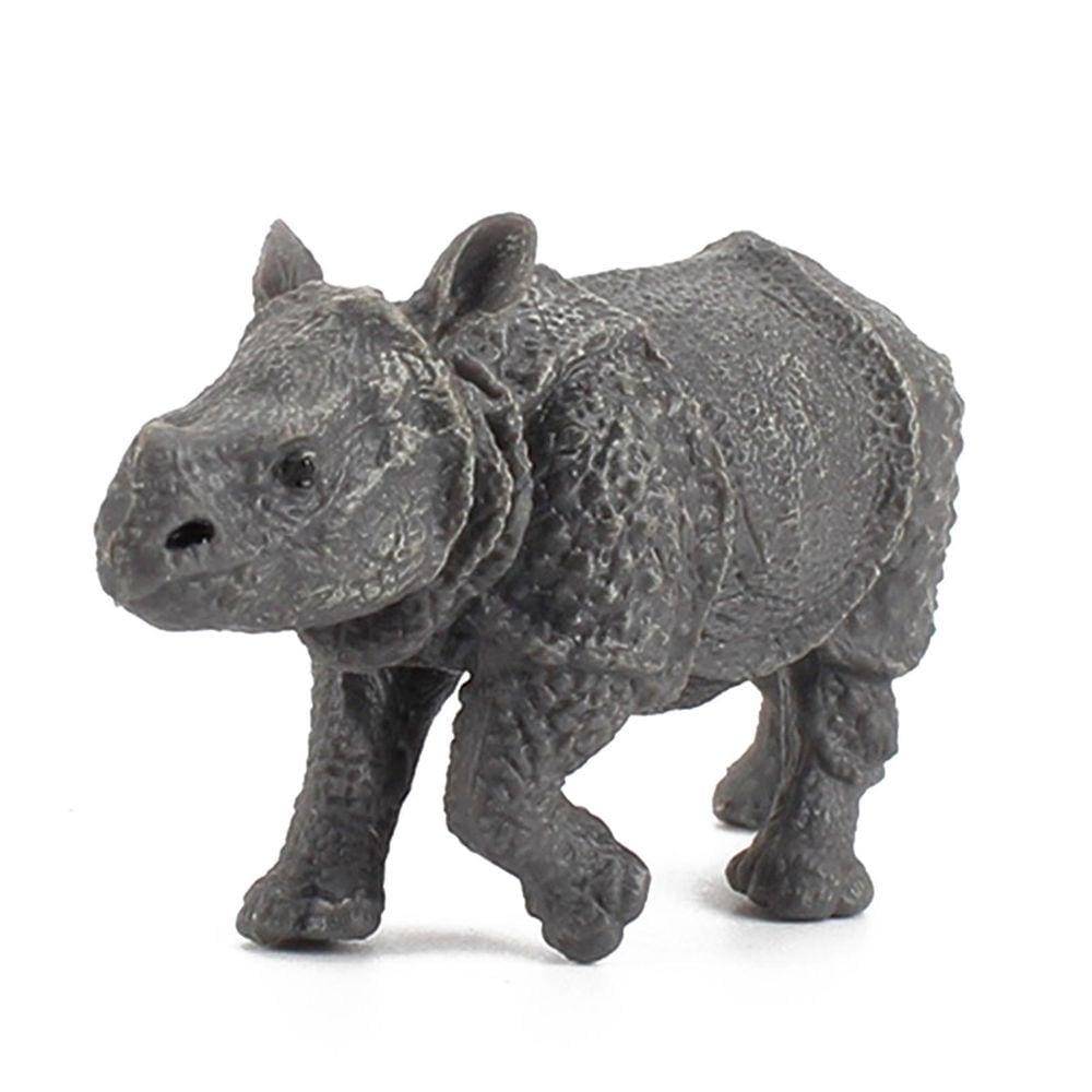 Figura de ação de PVC sólido com ornamento decorativo Sajy Rhino