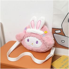 Bolsa de pelúcia TAKARA TOMY Sanrio My Melody Cinnamoroll 23cm