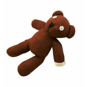 Boneca de pelúcia marrom de pelúcia Mr Bean de 25 cm para crianças