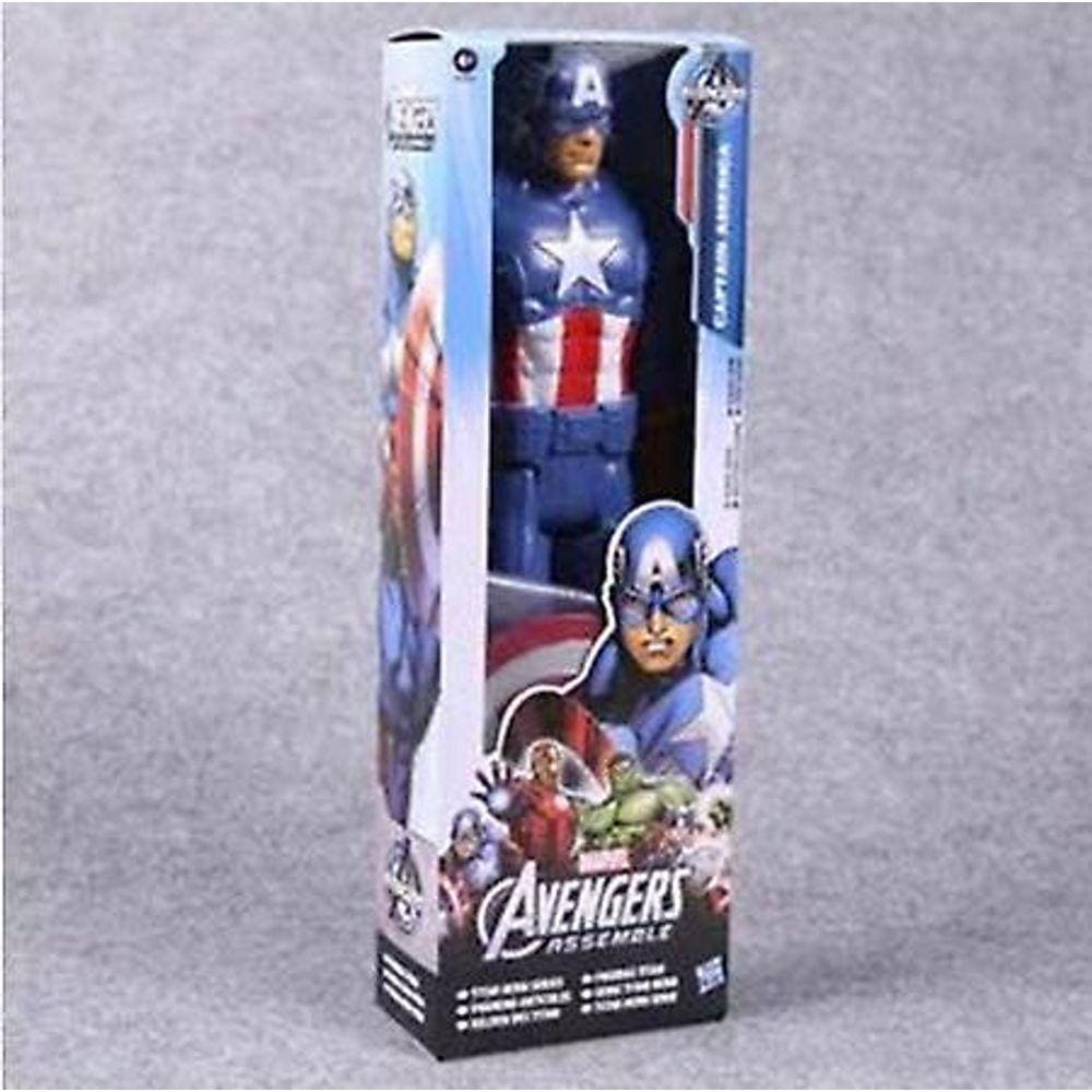 Boneco de ação em PVC Ultimate Spiderman Capitão América Homem de Ferro