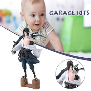 Figura Toy Sajy Desenho Animado Naruto Uchiha Sasuke 27cm