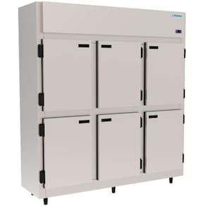 Mini Câmara 6 Portas Cegas Inox 1200 Litros Frost Free  - Kofisa