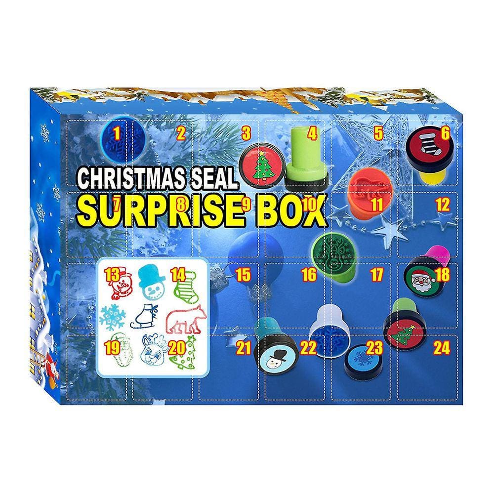 Caixa cega mágica Christmas Atmosphere com 36 brinquedos infantis