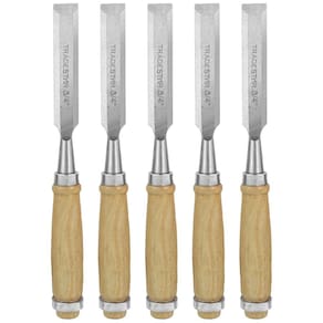 Kit 5 Formão Madeira Corte Entalhe 3/4 Pol 19MM Tradestar