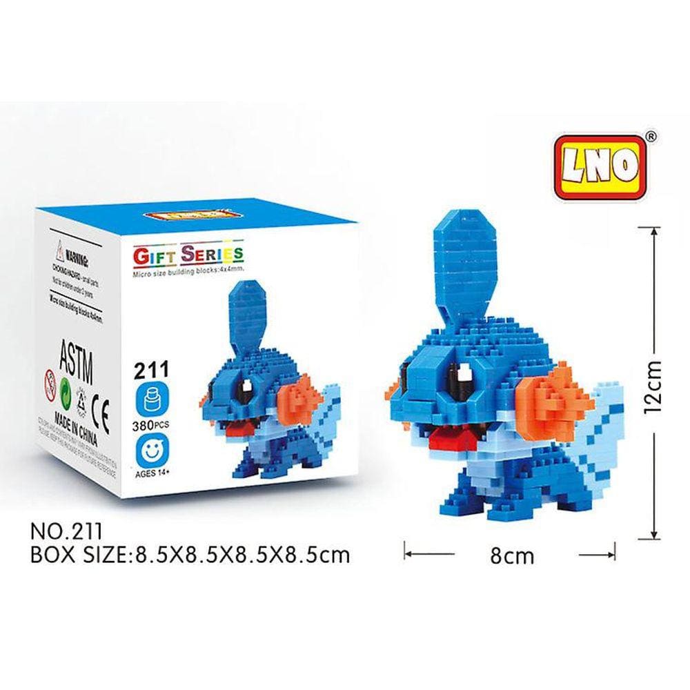 Blocos de construção Pokémon Cartoon Picachu tamanho pequeno