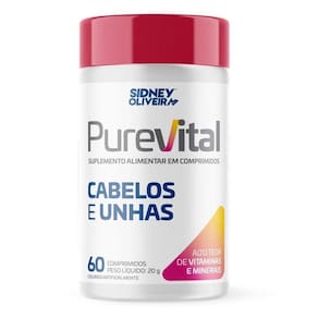 Cabelos E Unhas Purevital 60 Comprimidos