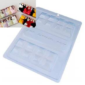 Forma Especial Tablete Barra Silicone Chocolate Recheio