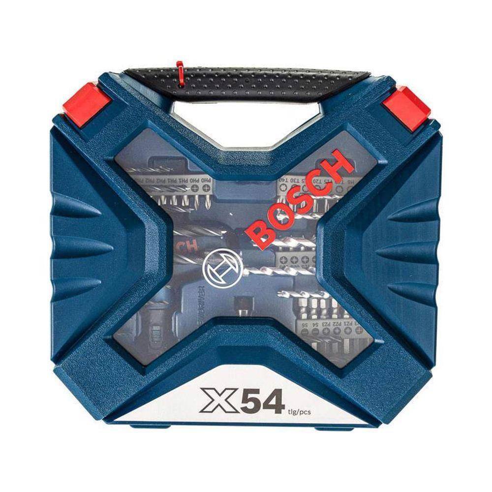 Kit De Pontas E Brocas Bosch X-Line 54 Pçs