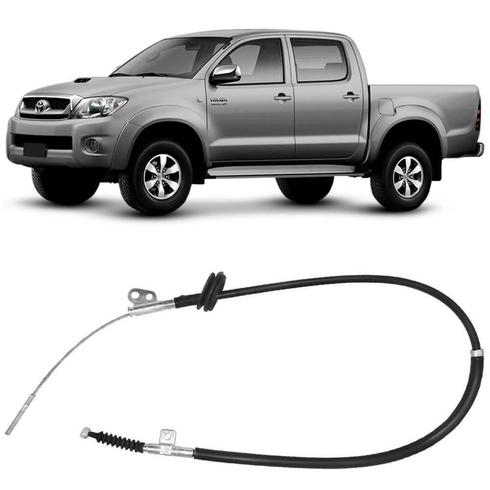 Cabo Freio Dianteiro 1285mm Hilux 2005 a 2015 Tuba 11110